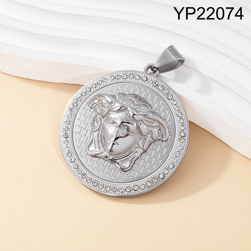Level B Stainless Steel New Trendy Man Jewelry Steel color Pendant
