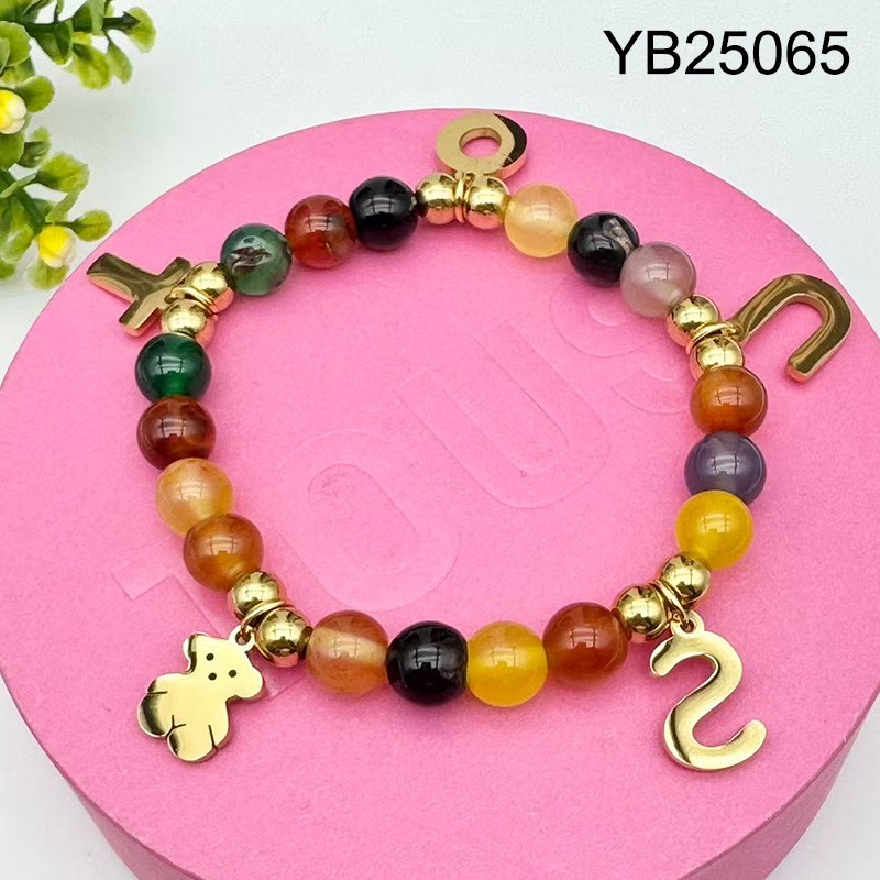 Level B Stainless Steel New Trendy Women Jewelry Animal Golden Elastic Bracelet