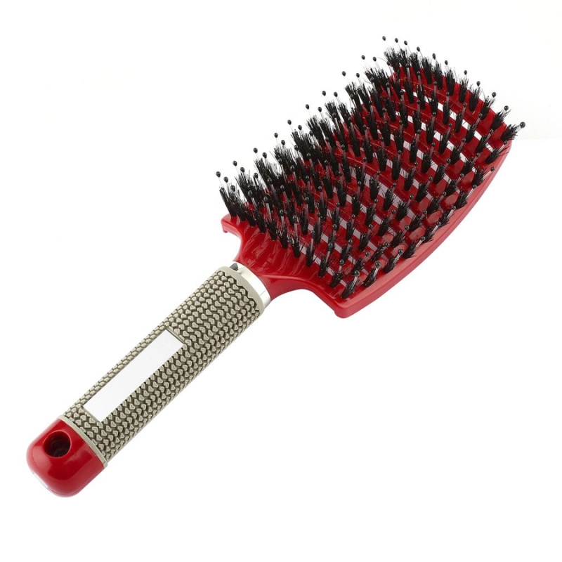 Scalp Massage Comb Bristle Hair Nylon Wet Detangle Hairbrush Styling Tools