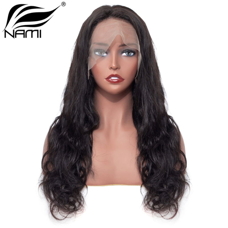 NAMI HAIR Full Lace Wig 150% Density Brazilian Body Wave Virgin Human Hair