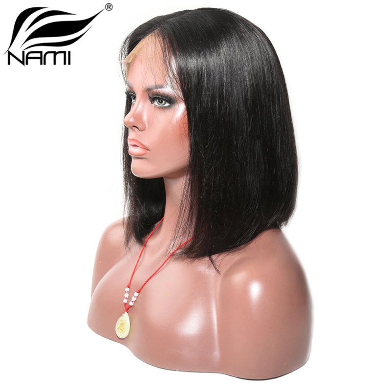 NAMI HAIR Short BoB Wig 130% Density Brazilian Straight Virgin Human Hair