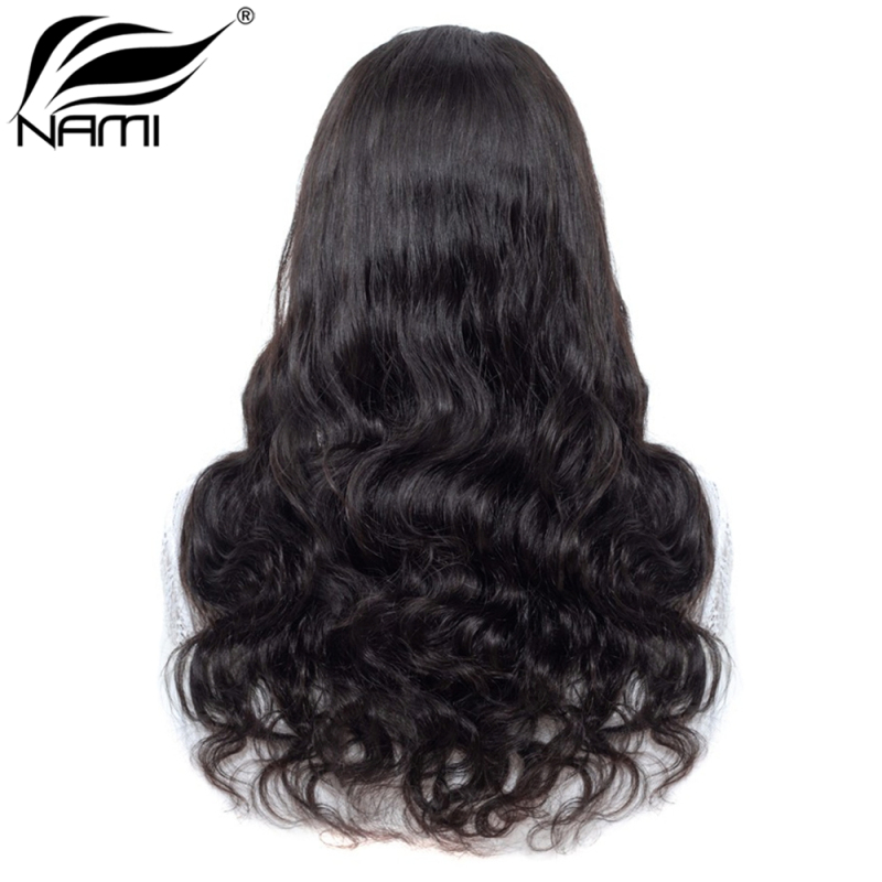 NAMI HAIR Full Lace Wig 150% Density Brazilian Body Wave Virgin Human Hair
