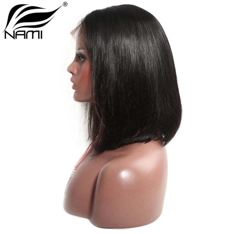 NAMI HAIR Short BoB Wig 130% Density Brazilian Straight Virgin Human Hair