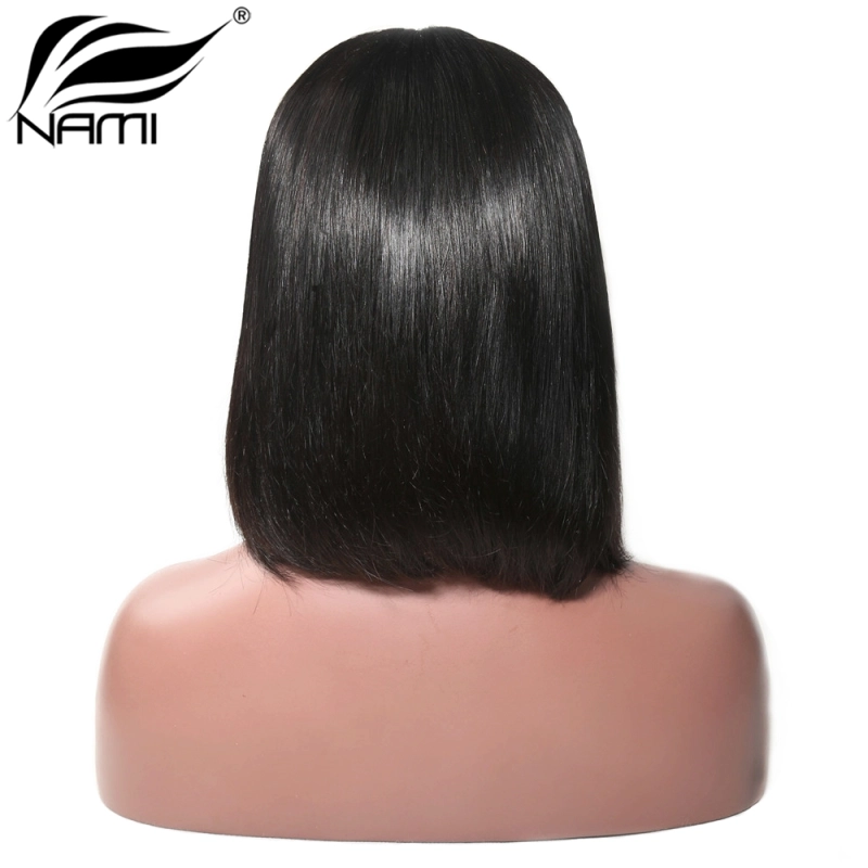 NAMI HAIR Short BoB Wig 130% Density Brazilian Straight Virgin Human Hair