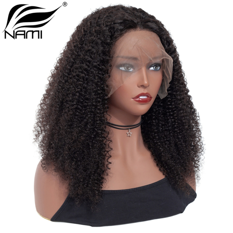 NAMI HAIR Full Lace Wig 150% Density Brazilian Kinky Curly Virgin Human Hair