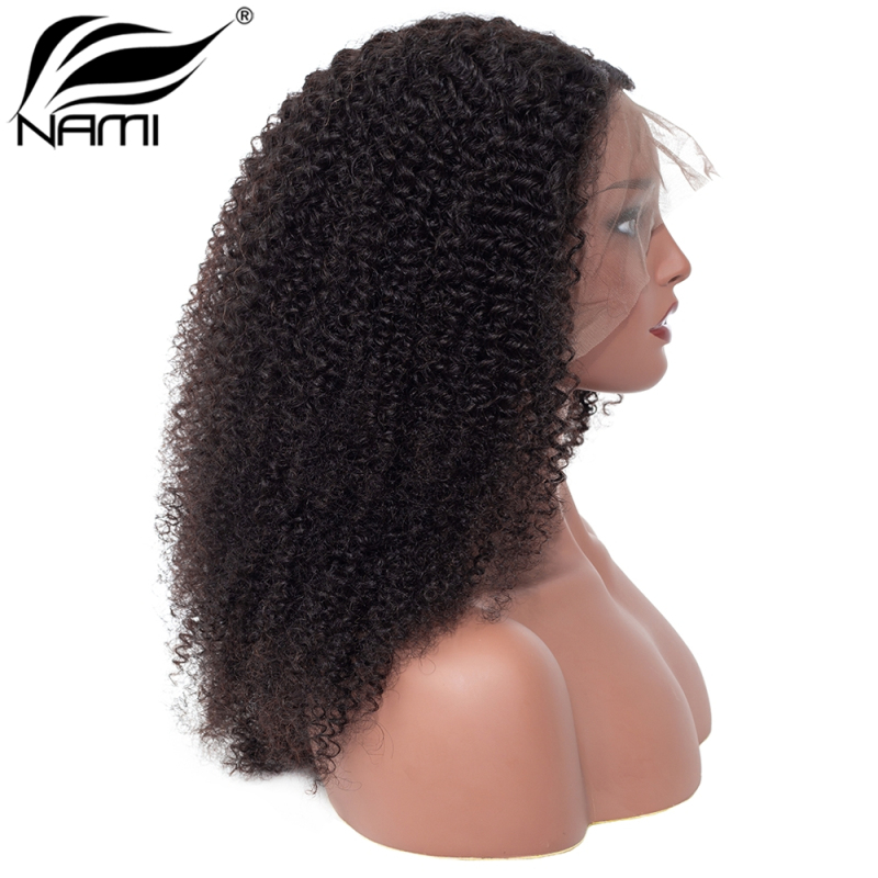 NAMI HAIR Full Lace Wig 150% Density Brazilian Kinky Curly Virgin Human Hair