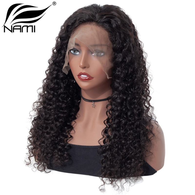 NAMI HAIR Full Lace Wig 150% Density Brazilian Deep Wave Virgin Human Hair