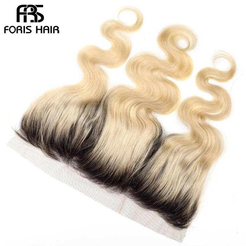NAMI HAIR T1B/613 Ombre Color 13x4 Lace Frontal Closure Brazilian Body Wave Virgin Human Hair