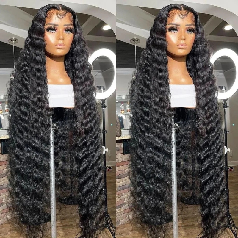 FORIS HAIR Real HD Lace Loose Deep Wave Virgin Human Hair Wig