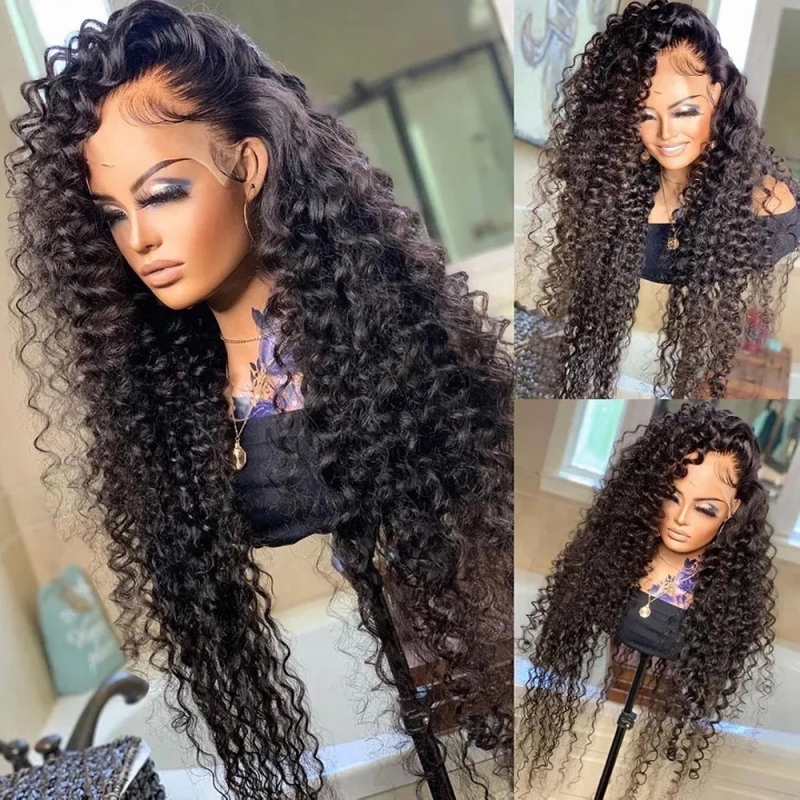 FORIS HAIR Real HD Lace Deep Wave Virgin Human Hair Wig