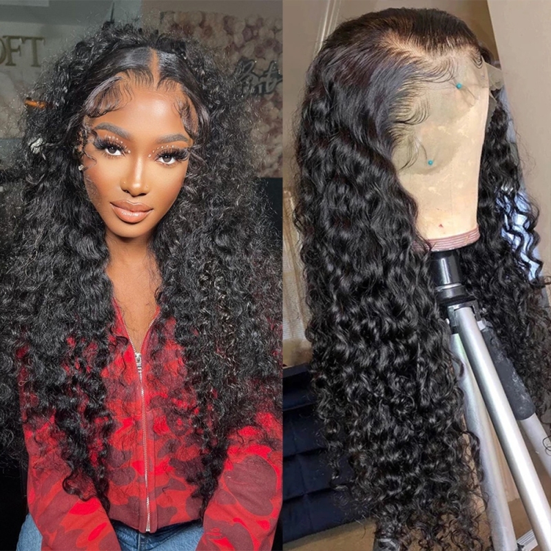 FORIS HAIR Real HD Lace Deep Wave Virgin Human Hair Wig