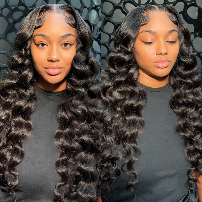 FORIS HAIR Real HD Lace Loose Deep Wave Virgin Human Hair Wig