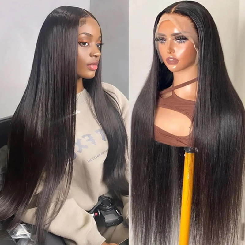 FORIS HAIR 360 Transparent Lace Frontal Straight Virgin Human Hair Wig