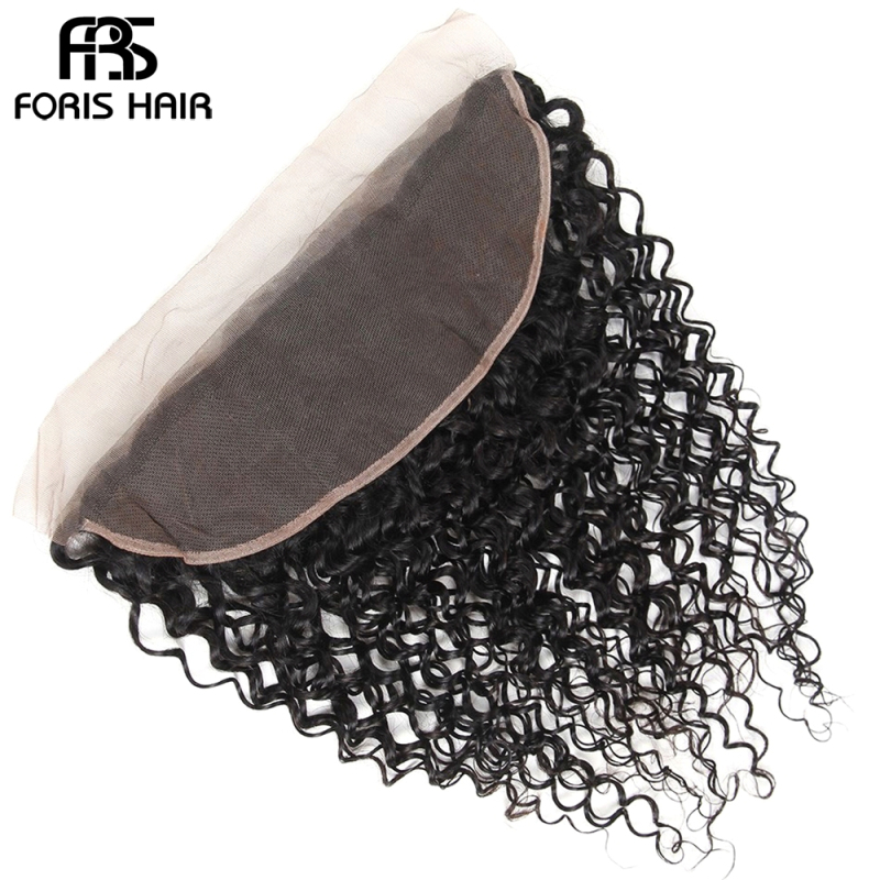 FORIS HAIR 13x4 Lace Frontal Closure Water Wave Virgin Human Hair Natural Color