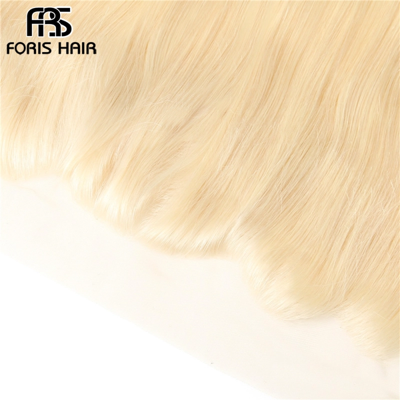 NAMI HAIR 613 Blonde Color 13x4 Lace Frontal Closure Brazilian Straight Virgin Human Hair