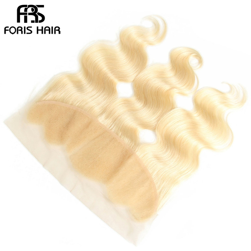 NAMI HAIR 613 Blonde Color 13x4 Lace Frontal Closure Brazilian Body Wave Virgin Human Hair