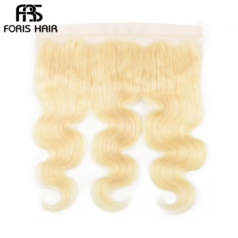 NAMI HAIR 613 Blonde Color 13x4 Lace Frontal Closure Brazilian Body Wave Virgin Human Hair