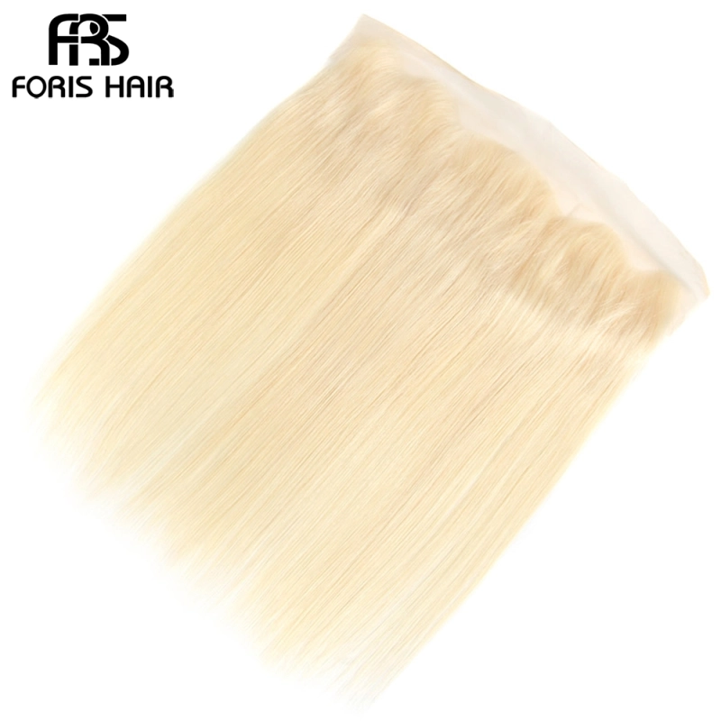 NAMI HAIR 613 Blonde Color 13x4 Lace Frontal Closure Brazilian Straight Virgin Human Hair