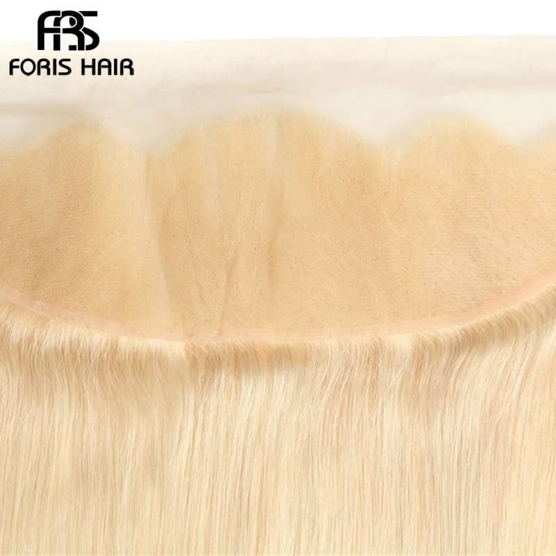 NAMI HAIR 613 Blonde Color 13x4 Lace Frontal Closure Brazilian Straight Virgin Human Hair