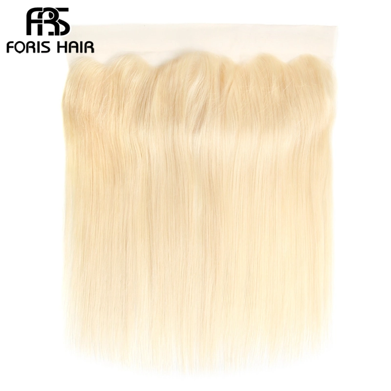 NAMI HAIR 613 Blonde Color 13x4 Lace Frontal Closure Brazilian Straight Virgin Human Hair