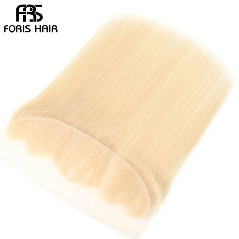 NAMI HAIR 613 Blonde Color 13x4 Lace Frontal Closure Brazilian Straight Virgin Human Hair