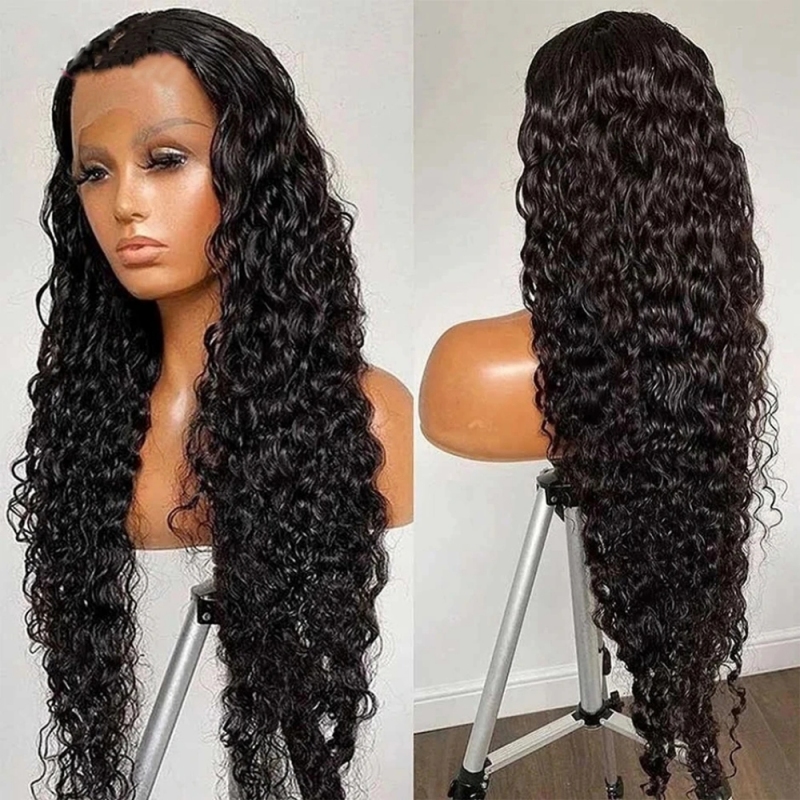 FORIS HAIR Transparent Lace Water Wave Virgin Human Hair Wig