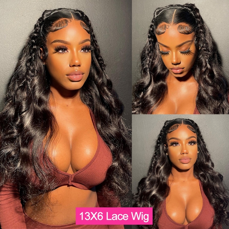 FORIS HAIR Transparent Lace Body Wave Virgin Human Hair Wig