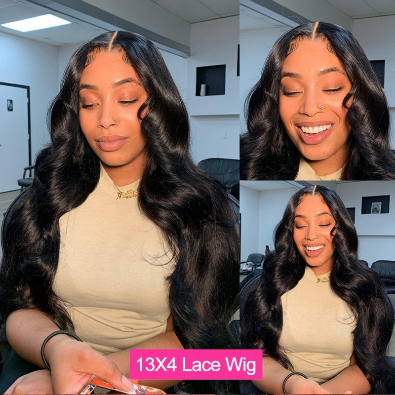 FORIS HAIR Transparent Lace Body Wave Virgin Human Hair Wig