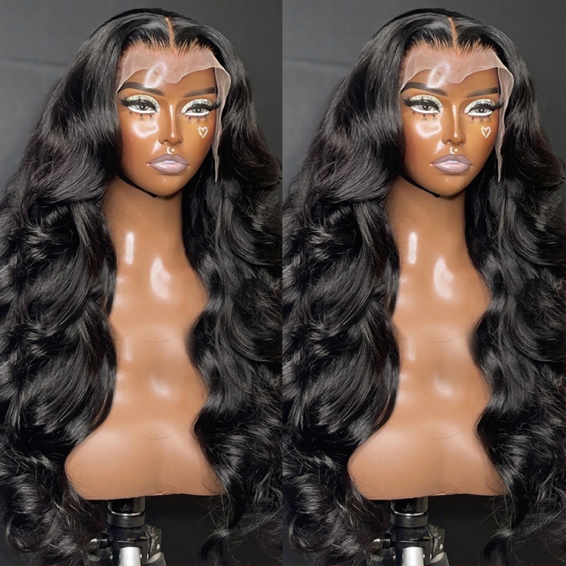 FORIS HAIR Transparent Lace Body Wave Virgin Human Hair Wig