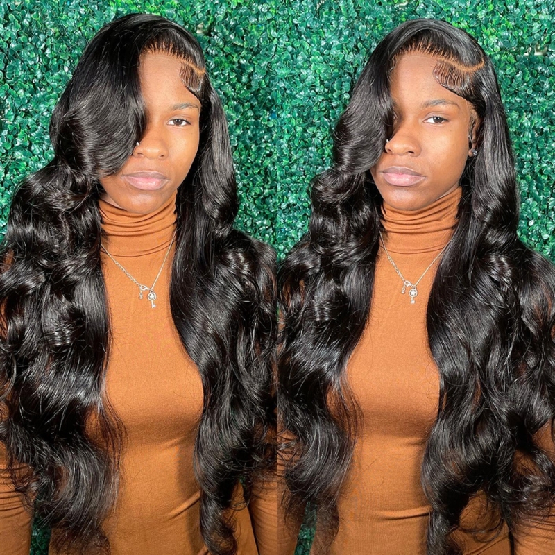 FORIS HAIR Transparent Lace Body Wave Virgin Human Hair Wig