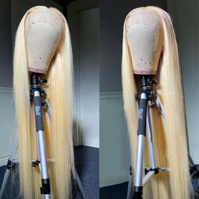 FORIS HAIR Blonde 613 Real HD Lace Straight Virgin Human Hair Wig