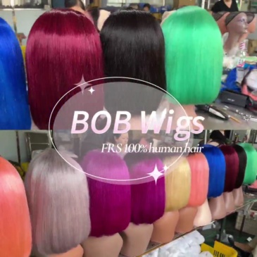 Bob Wig 13x4 whole lace frontal, factory direct sales