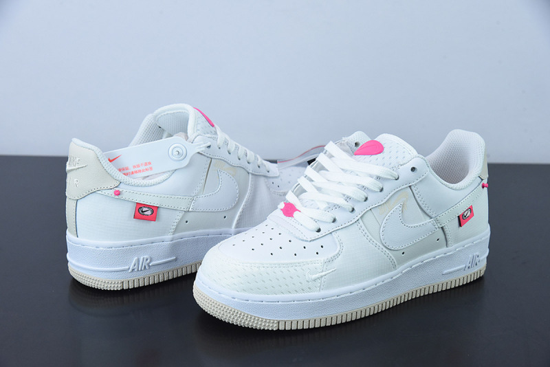 Nike Air Force 1 Low Pink Bling White/Pink
