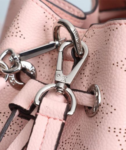 Louis Vuitton Bella Bucket Bag Mahina Magnolia Pink For Women, Women’s Handbags, Shoulder And Crossbody Bags 7.5in/22cm LV M57068