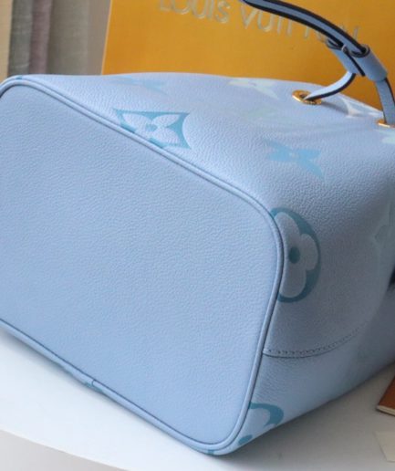 Louis Vuitton NeoNoe BB Bucket Bag Monogram Empreinte Blue For Women, Women’s Handbags, Shoulder Bags 7.9in/20cm LV M45709