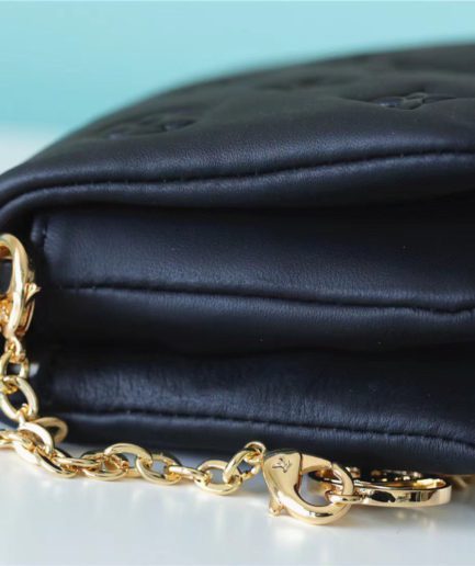 Louis Vuitton Beltbag Coussin Monogram Black For Women, Women’s Handbags, Shoulder And Crossbody Bags 5.1in/13cm