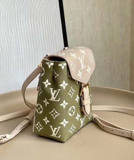 Louis Vuitton Tiny Backpack Monogram Empreinte Khaki For Women, Women’s Bags 19cm