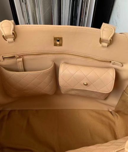 Chanel Shopping Bag Beige For Women, Women’s Bags 14.4in/37cm