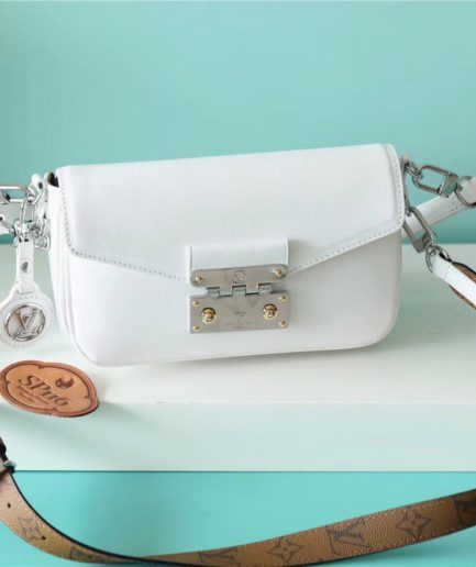 Louis Vuitton Swing Monogram White For Women, Women’s Handbags, Shoulder And Crossbody Bags 24cm/9.4in