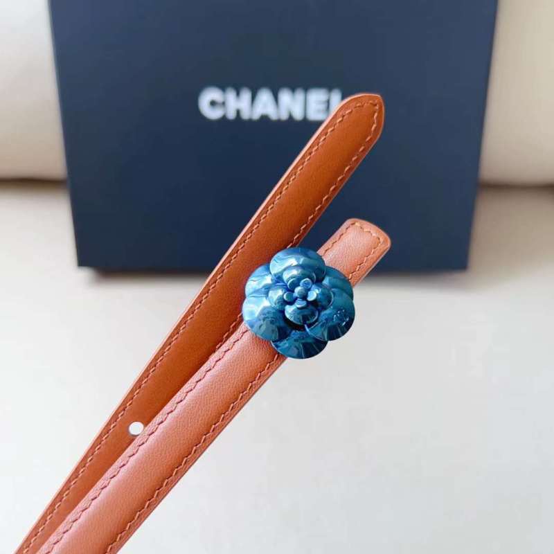 Chanel 23 Autumn/Winter Fashion Show Popular 1.5mm Premium Calf Leather Feel Soft and Delicate Round Classic Small Belt