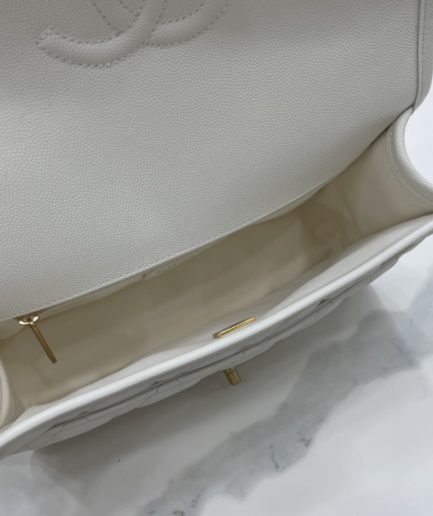 Chanel AS3653 22K Bag White For Women, Women’s Bags 9.8in/25cm