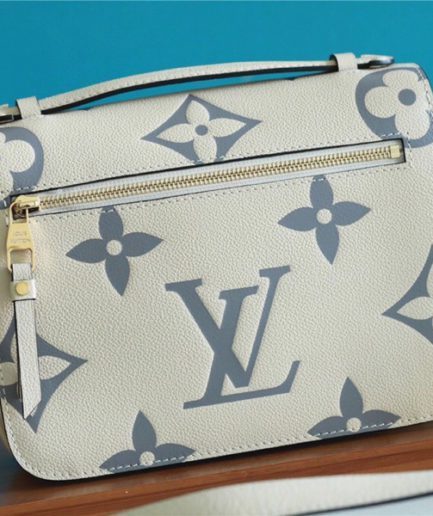 Louis Vuitton Pochette Metis Monogram Empreinte White For Women, Women’s Handbags, Shoulder Bags And Crossbody Bags 9.8in/25cm