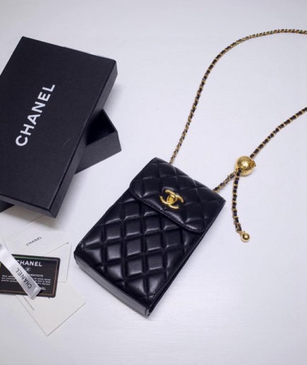 Chanel Quilted Phone Holder Bag For Women 11cm/4.3in