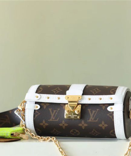 Papillon trunk leather crossbody bag Louis Vuitton Brown in Leather -  30571760