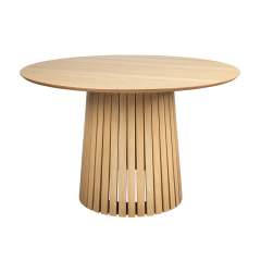 Solid wood dining table