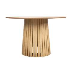 Solid wood dining table