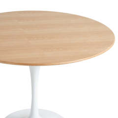 Tulip Dining Table Ash Veneer Top 100cm Eero Saarinen Replica