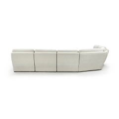 Mid Century Curved Modular Sectional Sofa