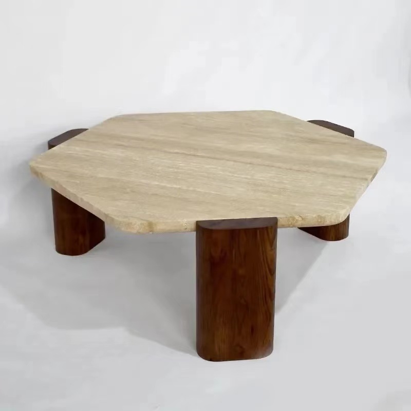 Stone coffee table