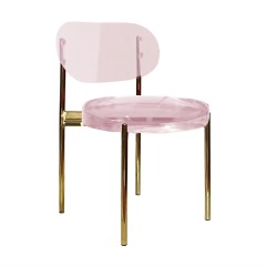 Acrylic steel wedding chair